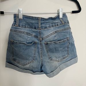 forever 21 high waisted jean shorts
